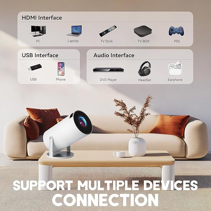 GfM 300MAX Smart Projector – Premium Movies & Games Edition.