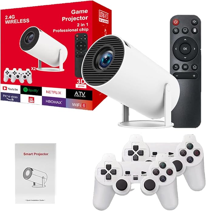 GfM 300MAX Smart Projector – Premium Movies & Games Edition.